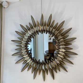 Miroir soleil en metal...