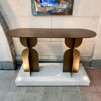 console design en bois... 2