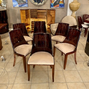 suite de 6 chaises en...