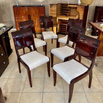 suite de 6 chaises en... 2
