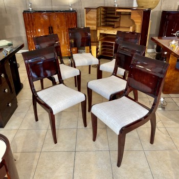 suite de 6 chaises en...