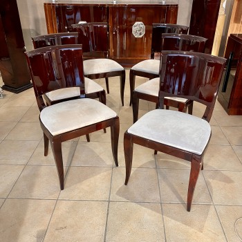 suite de 6 chaises en...