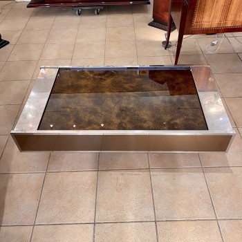 Rare table basse bar de...